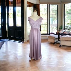 After Six 6697 Suede Rose Bridesmaid Dress - Size 14